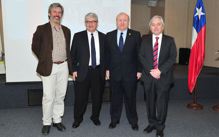 Expositores seminario Copa América Chile 2015