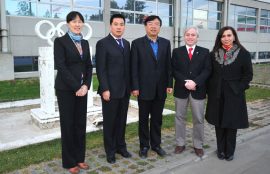Visita delegación Beijing Sport University a Santo Tomás