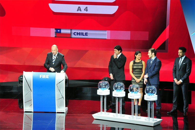 Sorteo Mundial de Fútbol Sub 17 Chile 2015
