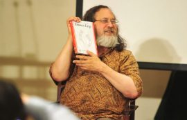 Richard Stallman en Santo Tomás