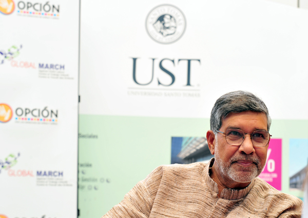 Kailash Satyarthi en UST santiago