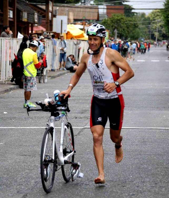 Claudio Soto en Triatlón Pucón 2016