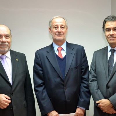José Weinborn, Luis Larraín y Jaime Vatter.