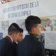 Los escolares pudieron conocer más acerca de la historia y el desempeño de destacados deportistas chilenos en las distintas citas olímpicas.