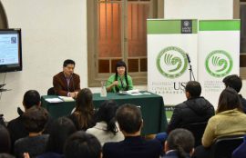 Conferencia Jian Rufeng en IC UST Santiago