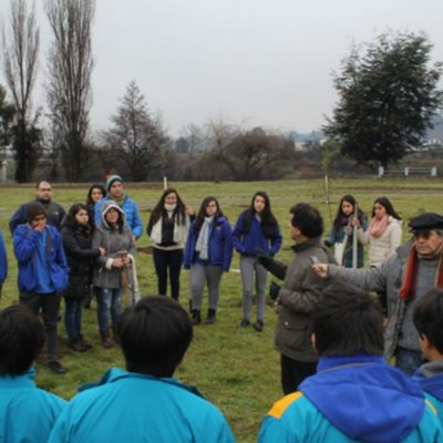Tomasinos participan en campaña de arborización en Osorno