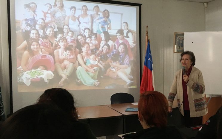 Graziana Bartolucci comentó los inicios de la Liga de la Leche en Chile y explicó la importancia de la Semana Mundial de la Lactancia Materna.