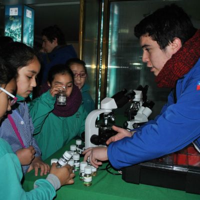 Primer día de la V Feria de la Ciencia y la Tecnología de Santo Tomás Osorno