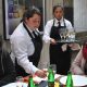 Alumnas de Gastronomía Internacional y Tradicional Chilena durante el maridaje