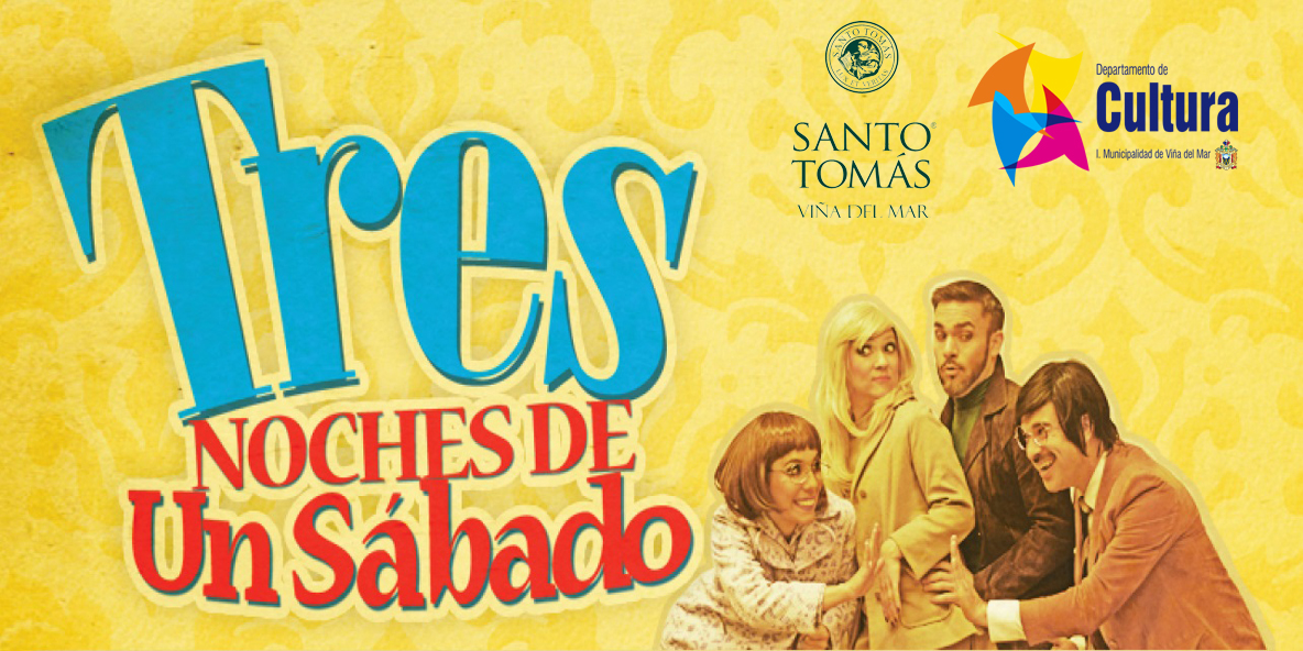 Portada evento Obra de teatro "Tres Noches de un Sábado"