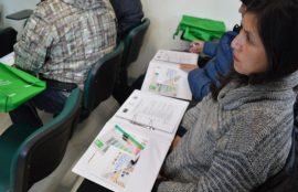 Docentes de educación media en taller de actualización en gastronomía