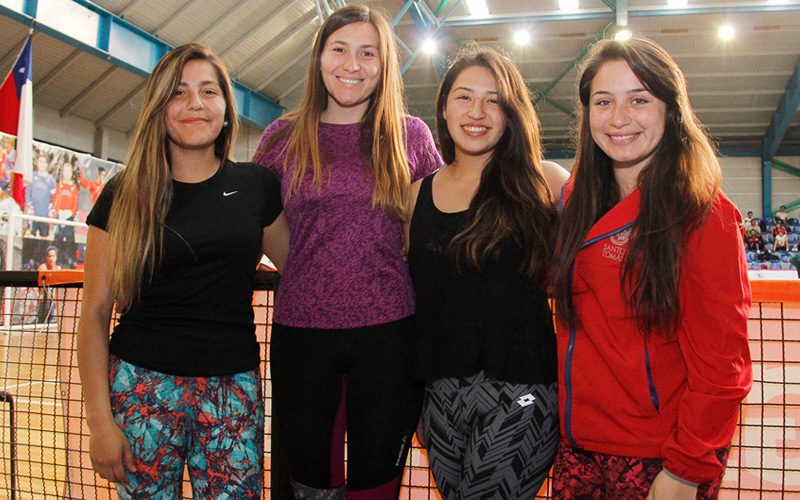 1°lugar Basquetbol La Serena; Camila Goya, Constanza Aguirre, Geraldine Luna y Anais Turrieta