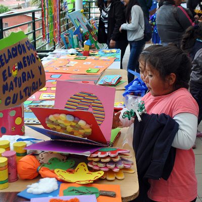 Exposición de recursos didácticos, carrera Técnico en Educación Parvularia CFT Santo Tomás Viña del Mar