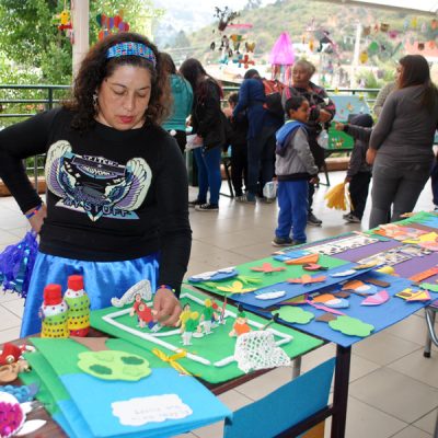 Exposición de recursos didácticos, carrera Técnico en Educación Parvularia CFT Santo Tomás Viña del Mar