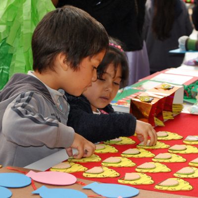 Exposición de recursos didácticos, carrera Técnico en Educación Parvularia CFT Santo Tomás Viña del Mar