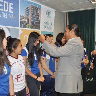 Premiación Copa Santo Tomás en sede Viña del Mar.