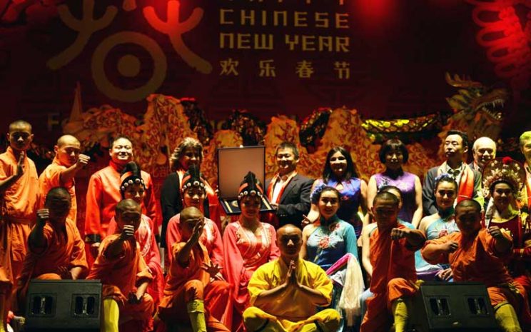 Año Nuevo Chino con grupo Henan