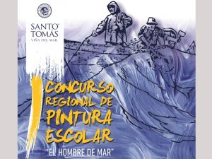 Afiche concurso de pintura de Santo Tomás Viña del Mar