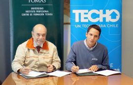 Firma convenio Techo-Chile y Santo Tomás Viña del Mar