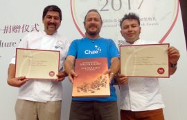 "Gastronomía Valparaíso" en Gourmand World Cookbooks 2017