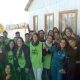 Mechoneo solidario en campamento "Felipe Camiroaga" de Viña del Mar