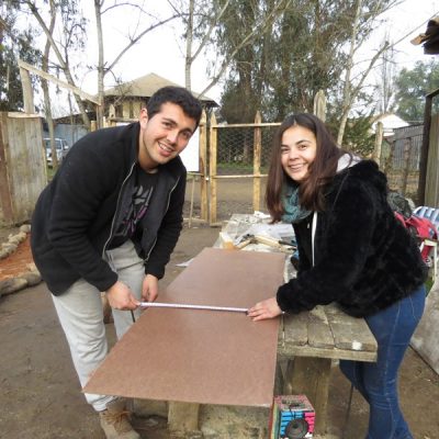 Alumnos de Curicó Patricio y Jasmín