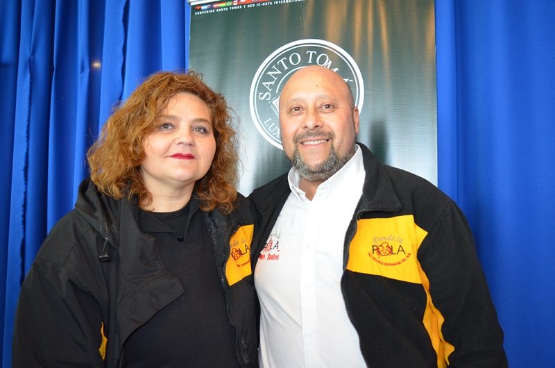 Pola Badinella y Miguel Ángel Flores