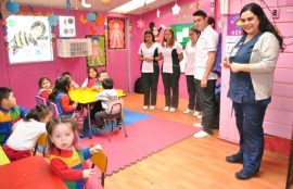 Estudiantes Santo Tomás promueven el correcto lavado de manos en preescolares de Osorno