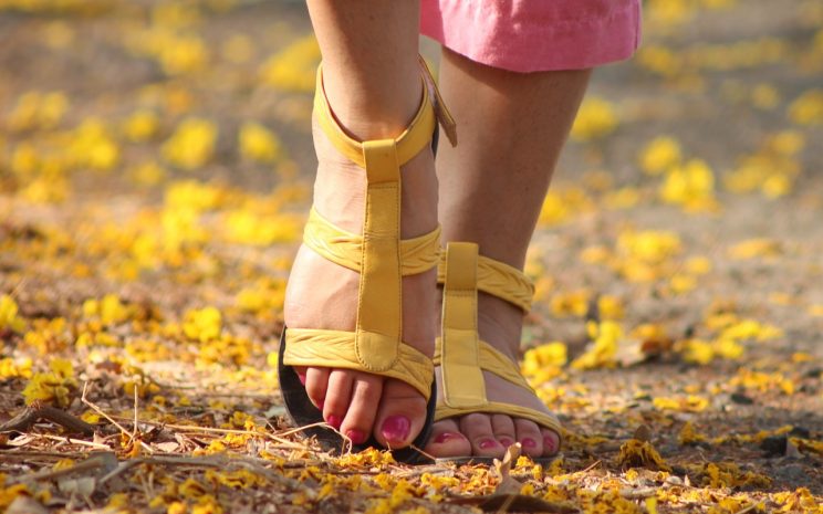 Cuidado de los pies en verano