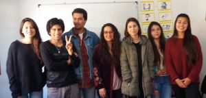 Estudiantes en práctica. 