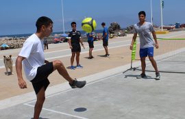 Los jóvenes en el campeonato.