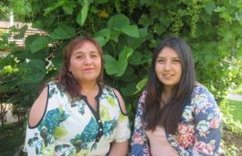 madre e hija estudian trabajo social en chillán