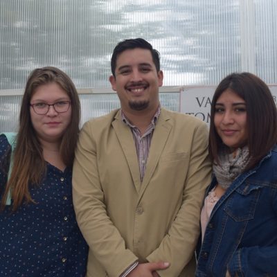 Paulina Portflitt, Víctor Calvo y Fernanda Vargas