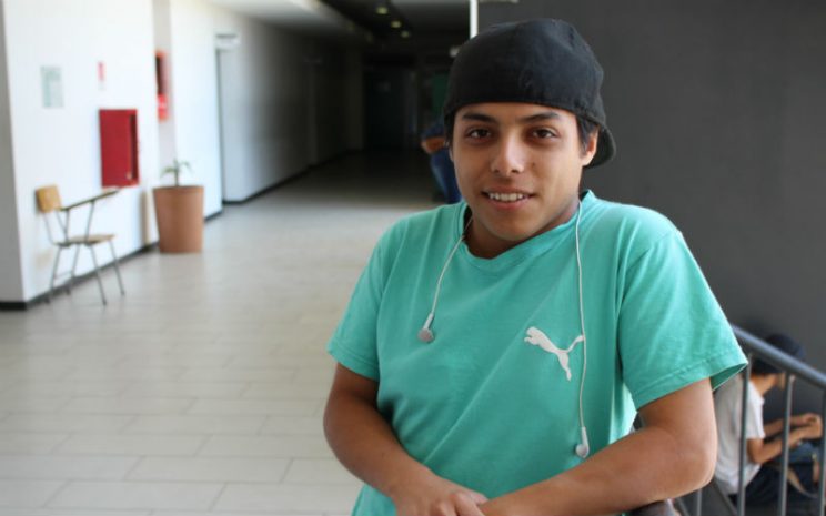 Jairo es uno de los alumnos que apostó por la nueva carrera de Santo Tomás.