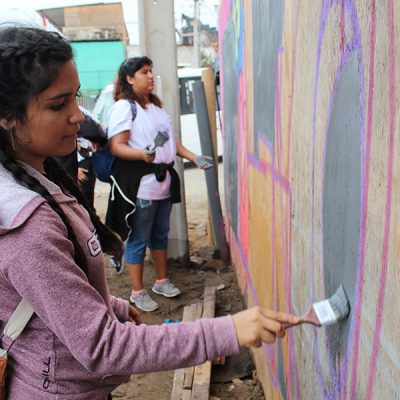 Estudiantes y docentes participaron en la actividad.