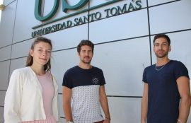 alumnos de universidad poitiers de intercambio en ust santiago