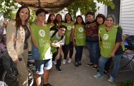 Estudiantes de sede San Joaquín participan de Mechoneo Solidario
