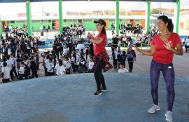 Los niños y adolescentes aprendieron los beneficios de la actividad física.