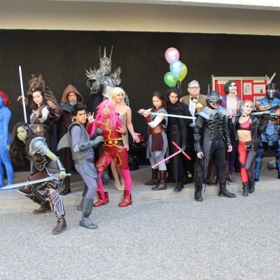 Cosplay en sede San Joaquín