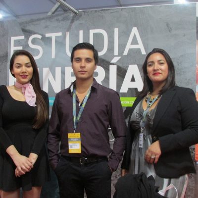 Santo tomás sede San Joaquín participó en Expomin