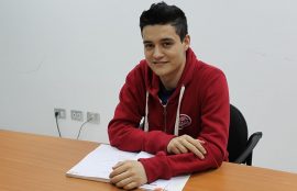 Nicolás es el único alumno de Antofagasta que viajará becado a China.