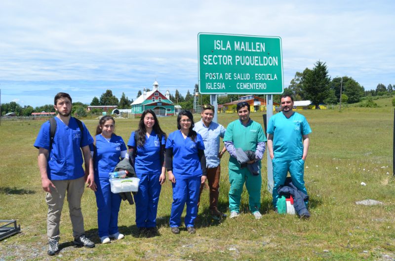 Operativo realizado en Isla Maillen, Chiloé