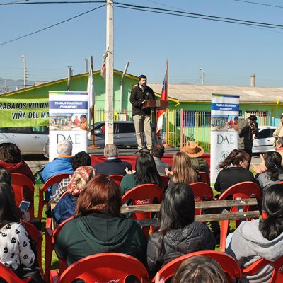 Inicio Trabajos Voluntarios de Invierno en Quillota