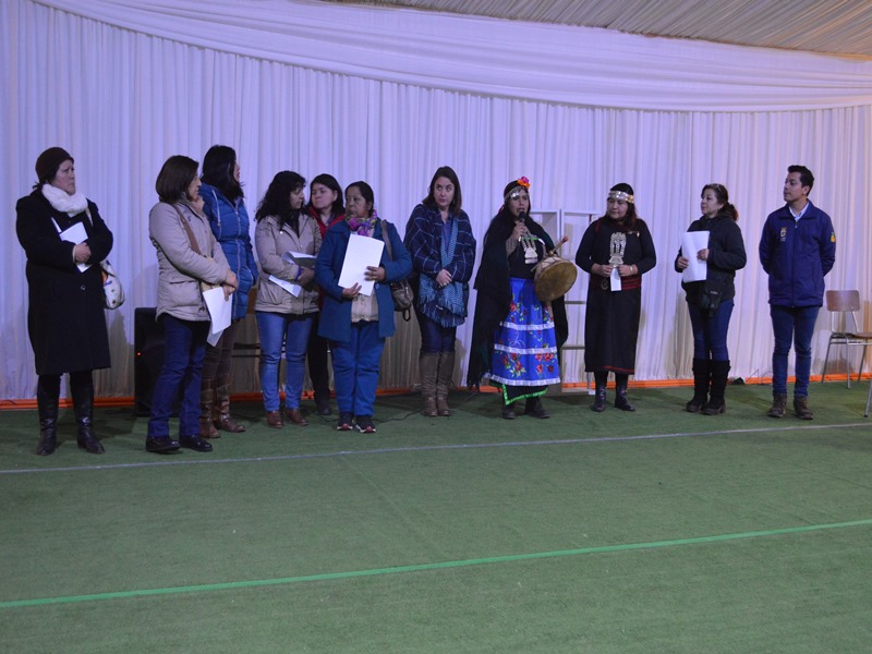 Celebración We Tripantu carrera de Servicio Social IP Santo Tomás Temuco