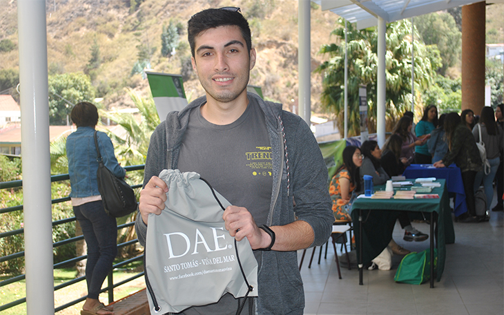 Matías Castillo dejó su Copiapó natal para estudiar Tecnología Médica en Santo Tomás Viña del Mar.