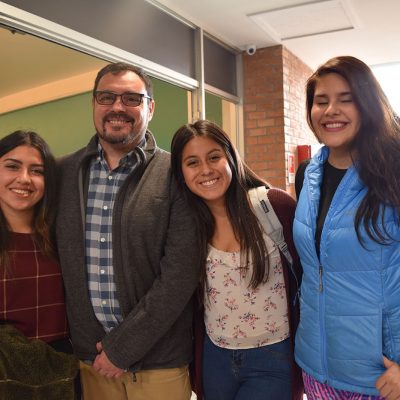 Ignacia Toledo, Samuel Vásquez, Constanza Vivar y Constanza Martínez