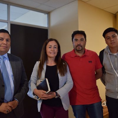 Patricio Ruiz, Mercedes Fuentes, Ángelo Martínez y Benjamín González