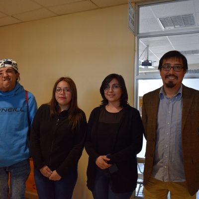 Thomas Villagrán, Camila Paredes, Catalina Donoso y Víctor Ojeda