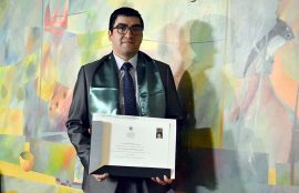 Luis Bizama Premio Santo Tomás
