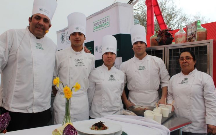 En el evento participaron estudiantes del primer año de la carrera de gastronomía